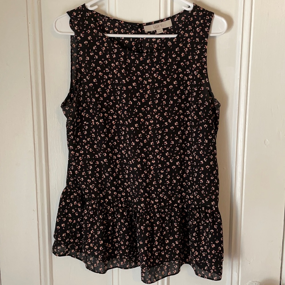 Loft floral tank top